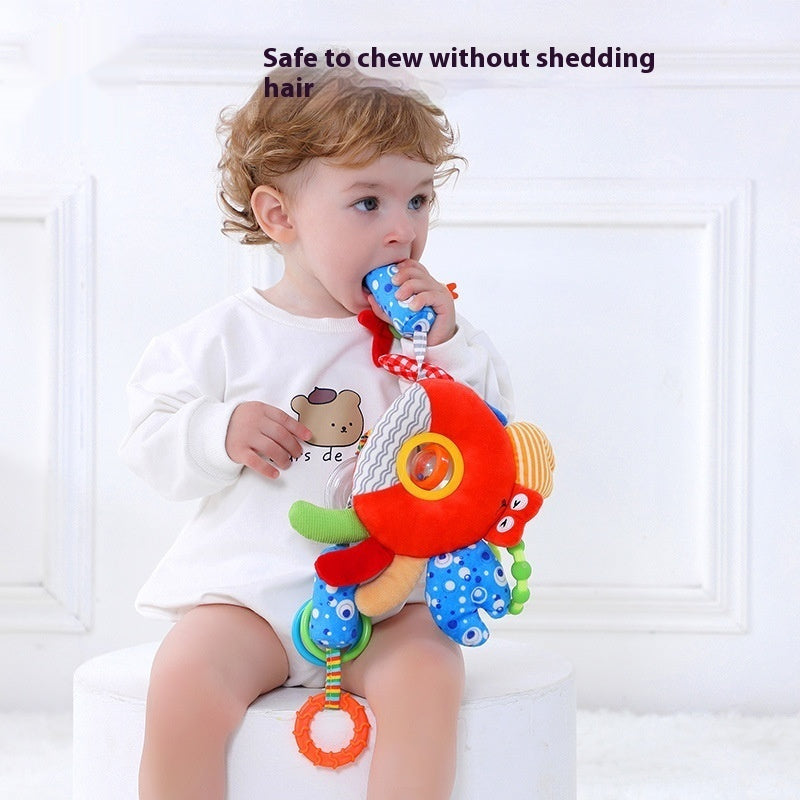 Baby's Rattle Bed Bell Baby Lathe Pendant Wind Chimes Infant Car Cartoon Toys