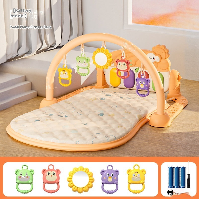 Pedal Piano Newborn Baby Toys 0-1 Years Old Gymnastic Rack Early Education Puzzle