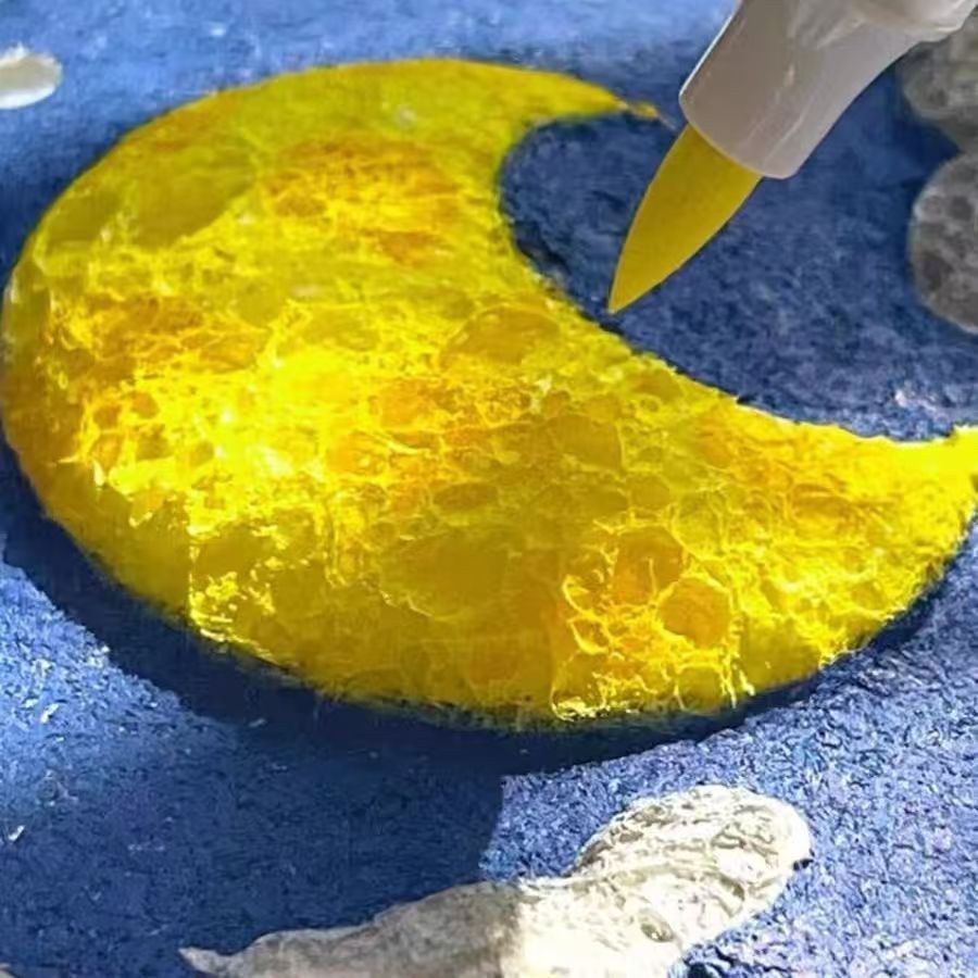 Foam Texture Painting Children's Educational Toys Handmade Squeezing Toy Cellulose Sponge Creative Mark Watercolor Painting