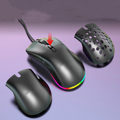 Souris de jeu sans fil filaire creuse M88 Accessoires informatiques pour jeux e-sport