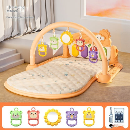 Pedal Piano Newborn Baby Toys 0-1 Years Old Gymnastic Rack Early Education Puzzle