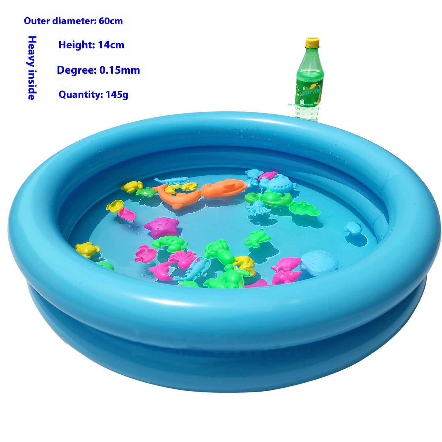 60cm Double-layer Round Pool Children's Fishing Toys