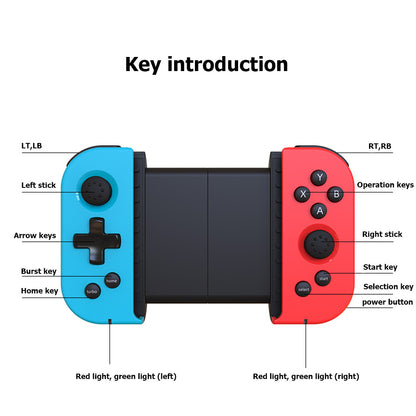 Manette de jeu mobile sans fil Bluetooth