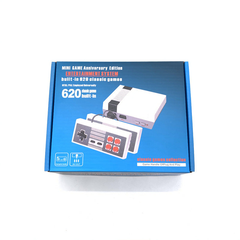 Console de jeu NES 8 bits Nostalgique 80 S Rétro FC NES 620 TV Mini Game Host