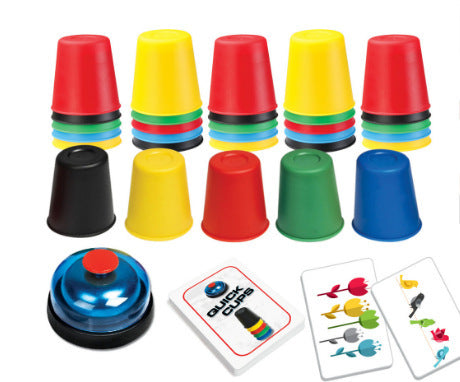 2-6 Players Family Board Game Speed Cups Stacking Game Card Games Funny Party Challenge Quick Cups Indoor Game For Kids Gift