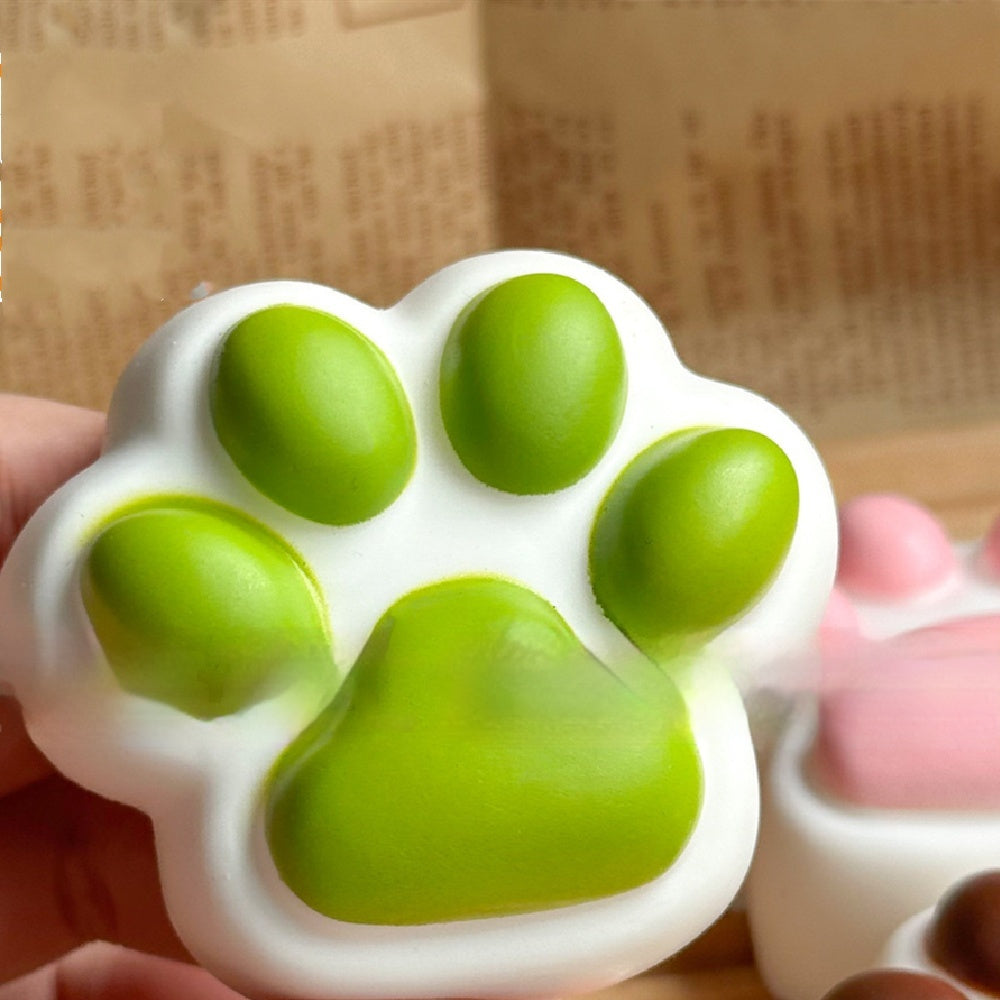 Soft And Adorable Cat's Paw Squeezing Toy Slow Rebound Stress Relief Wet Soft Tweak Toys