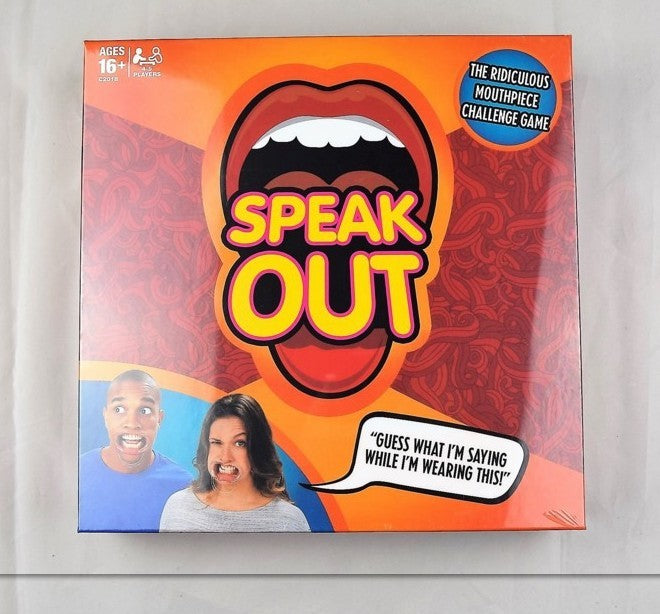 Juego de tablero de ajedrez Speak Out, juego de abrebocas