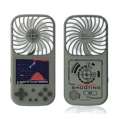 Mini machine de jeux vidéo pour jeux vidéo - Mini ventilateur portatif d'été pour console de jeux personnelle - Ventilateur pour bureau, extérieur, voyage