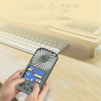 Mini machine de jeux vidéo pour jeux vidéo - Mini ventilateur portatif d'été pour console de jeux personnelle - Ventilateur pour bureau, extérieur, voyage