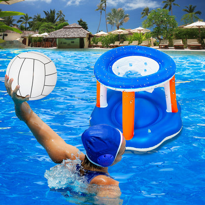 Support de volley-ball aquatique, basket-ball gonflable, piscine, jeux d'eau de plage, ballon de radeau aquatique