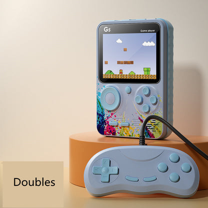 Mini console de jeux vidéo portable rétro avec 500 jeux intégrés, écran LCD 3,0 pouces, lecteur de jeux couleur pour enfants