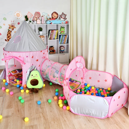 Children's Tent Game House Shooting Ball Pool Tunnel Kids' Playhouse Game House