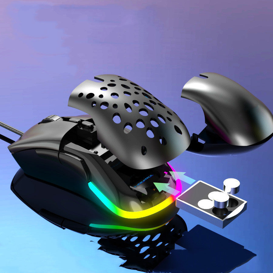 Souris de jeu sans fil filaire creuse M88 Accessoires informatiques pour jeux e-sport