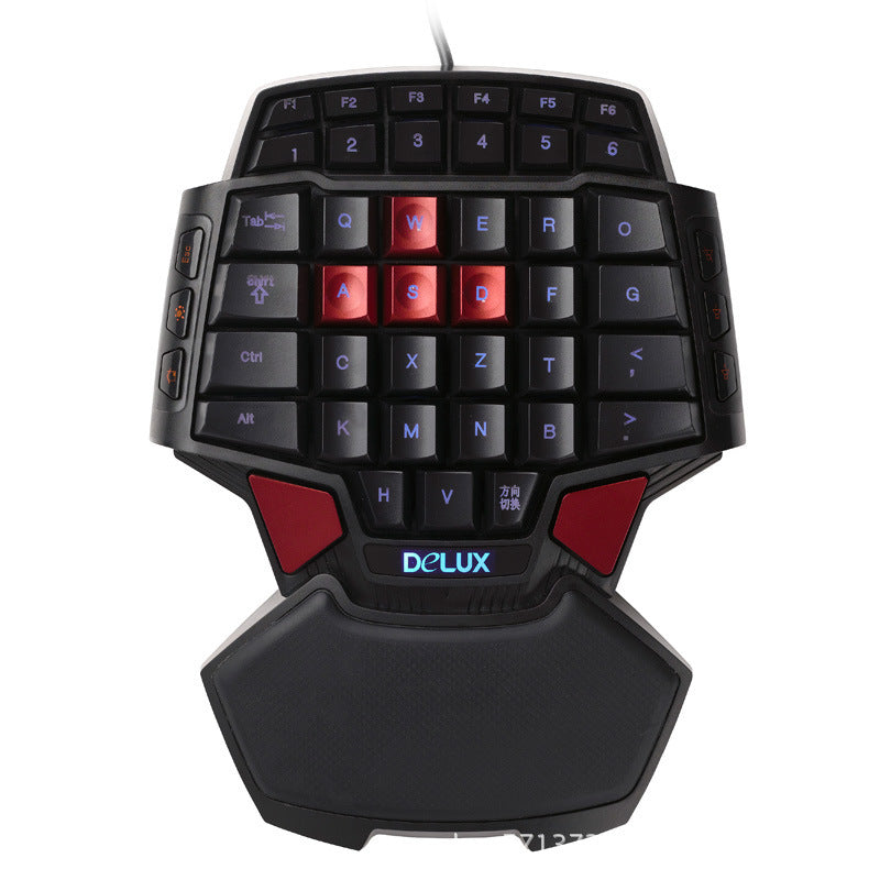 Clavier de compétition électronique de jeu lol professionnel à une main, périphérique de téléphone portable Palm Dota, petit clavier