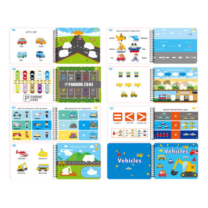 Enlightenment Early Learning Stickers Food Games Flip Book