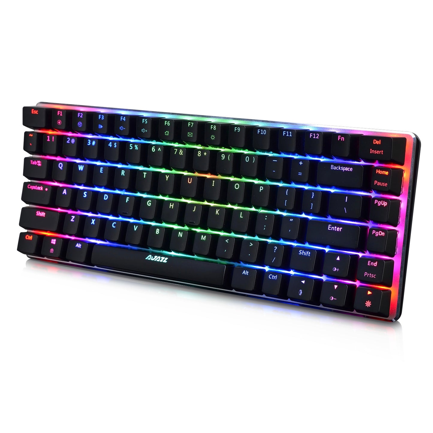 Teclado mecánico negro AK33rgb para juegos, teclado de escritorio para portátil, teclas completas, sin prisas para comer pollo, teclado artefacto