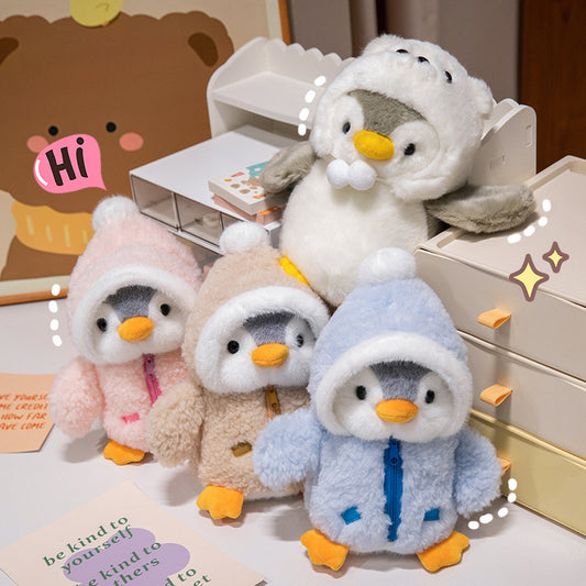 Cross-dressing Penguin Doll Plush Toys Comfort Ragdoll