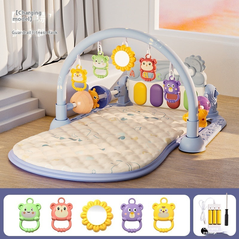 Pedal Piano Newborn Baby Toys 0-1 Years Old Gymnastic Rack Early Education Puzzle