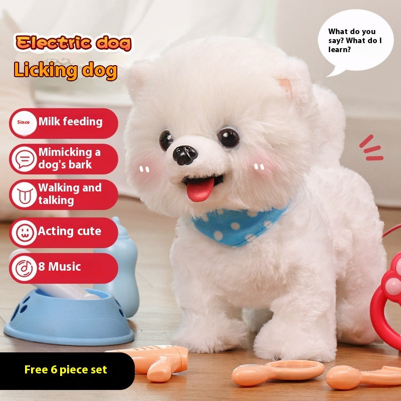 Repeat Reading Learning Speaking Licking Tongue Simulation Wangwang Call Electric Toys