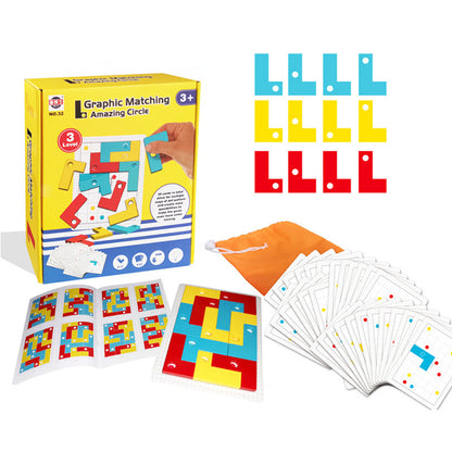 L-shaped Matching Games Logical Thinking Focus