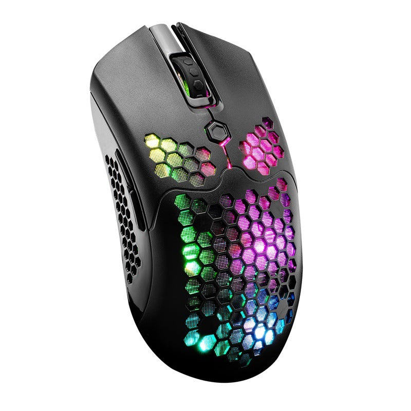 Free Wolf X2 wireless mouse RGB dual-mode game mouse