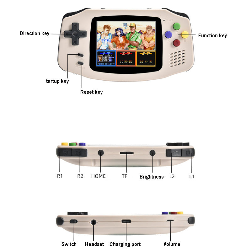 Console de jeu Pocket Pocket Émulateur d'arcade PS Retro GBA