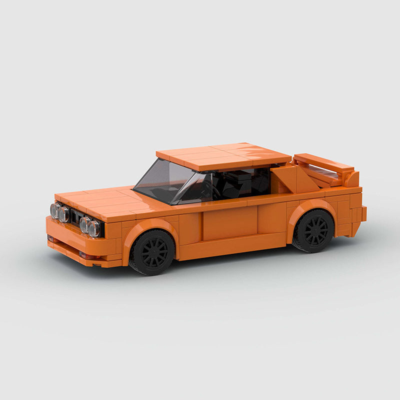 E30 M3 Sports Car Racing Moc Small Particle Puzzle Education Assembly