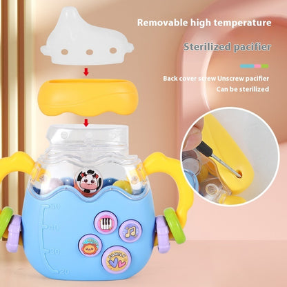 Music Early Education Cross-border Early Education Baby Educational Toys Baby Silicone Nursing Bottle Rattle