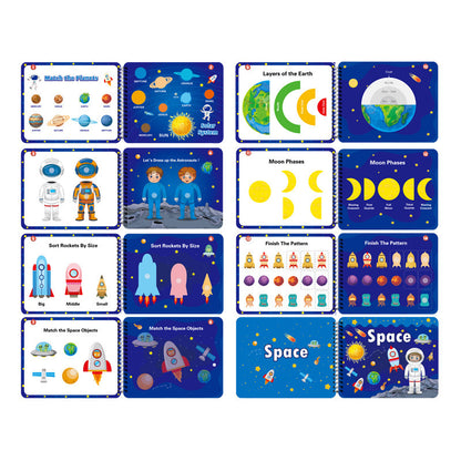 Enlightenment Early Learning Stickers Food Games Flip Book