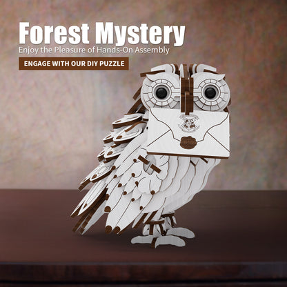 Puzzle Jouet Forêt Langage Mystère Suivi Hibou 