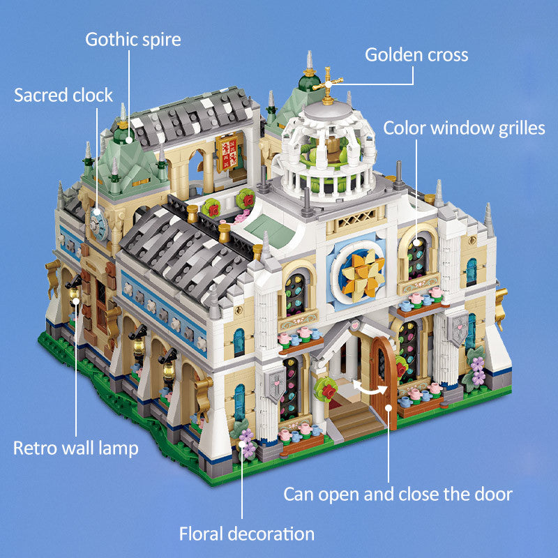 Jouets puzzle assemblés LOZ Blocks Wedding Chapel