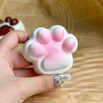 Soft And Adorable Cat's Paw Squeezing Toy Slow Rebound Stress Relief Wet Soft Tweak Toys