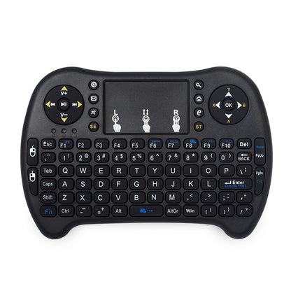 Mode privé I8 Flying Squirrel Smart Touch Game USB2.4G Clavier complet TV Brain Télécommande sans fil