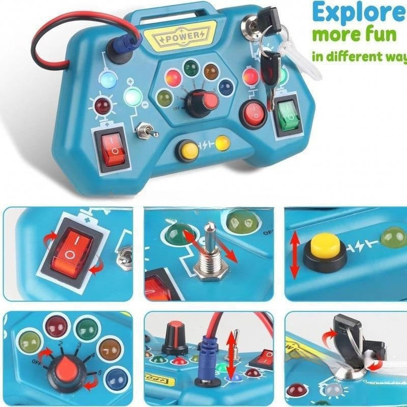 Early Childhood Educational Toys Klotski LCD Game Machine Thinking