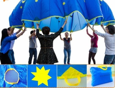 Jeux d'extérieur de 1,8 mètre et de style continental pour l'éducation précoce des enfants et la formation du jouet de la maternelle Rainbow Umbrella