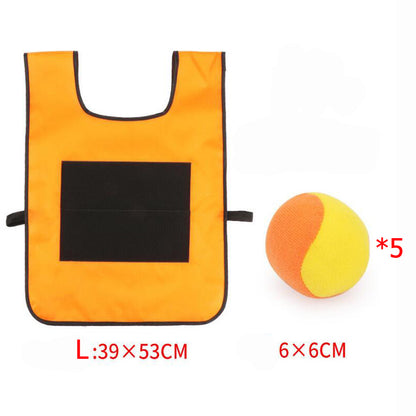 Gilet de balle collante Jeux d'extérieur pour parents et enfants