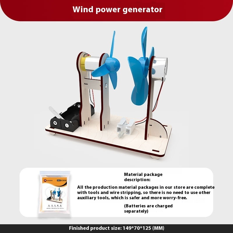 DIY Material Package For Children's Toys, Small Production Of Wind Turbines