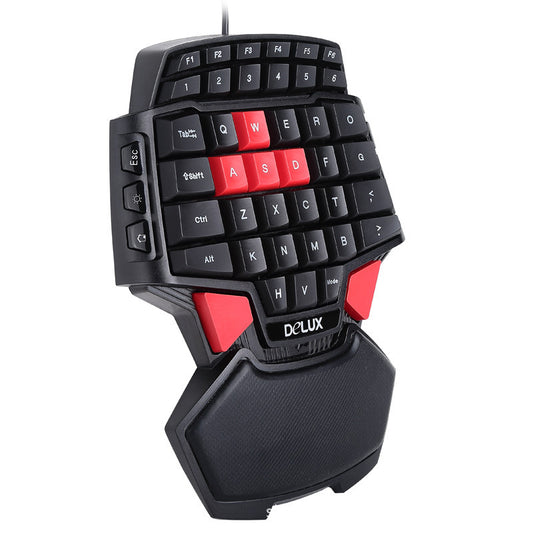 Clavier de compétition électronique de jeu lol professionnel à une main, périphérique de téléphone portable Palm Dota, petit clavier