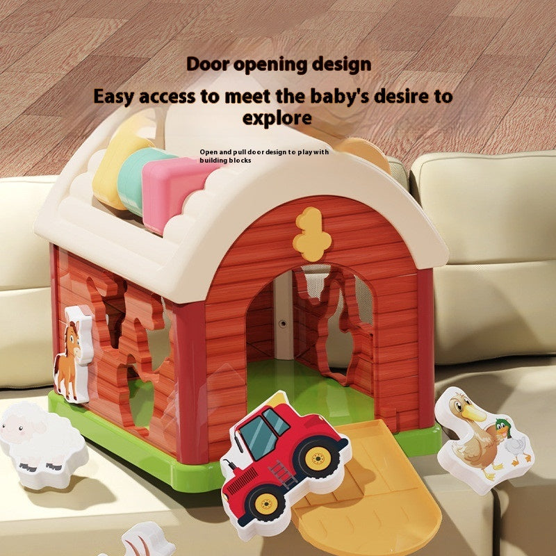 Farm Animal Matching House Puzzle Interaction Toys