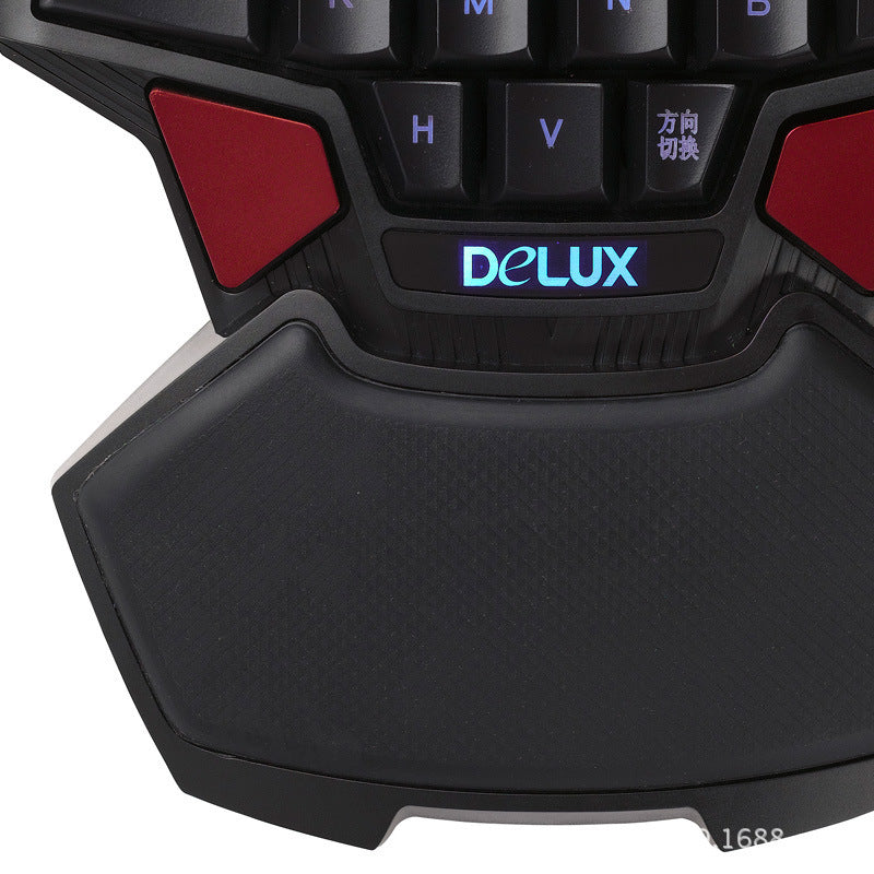 Clavier de compétition électronique de jeu lol professionnel à une main, périphérique de téléphone portable Palm Dota, petit clavier