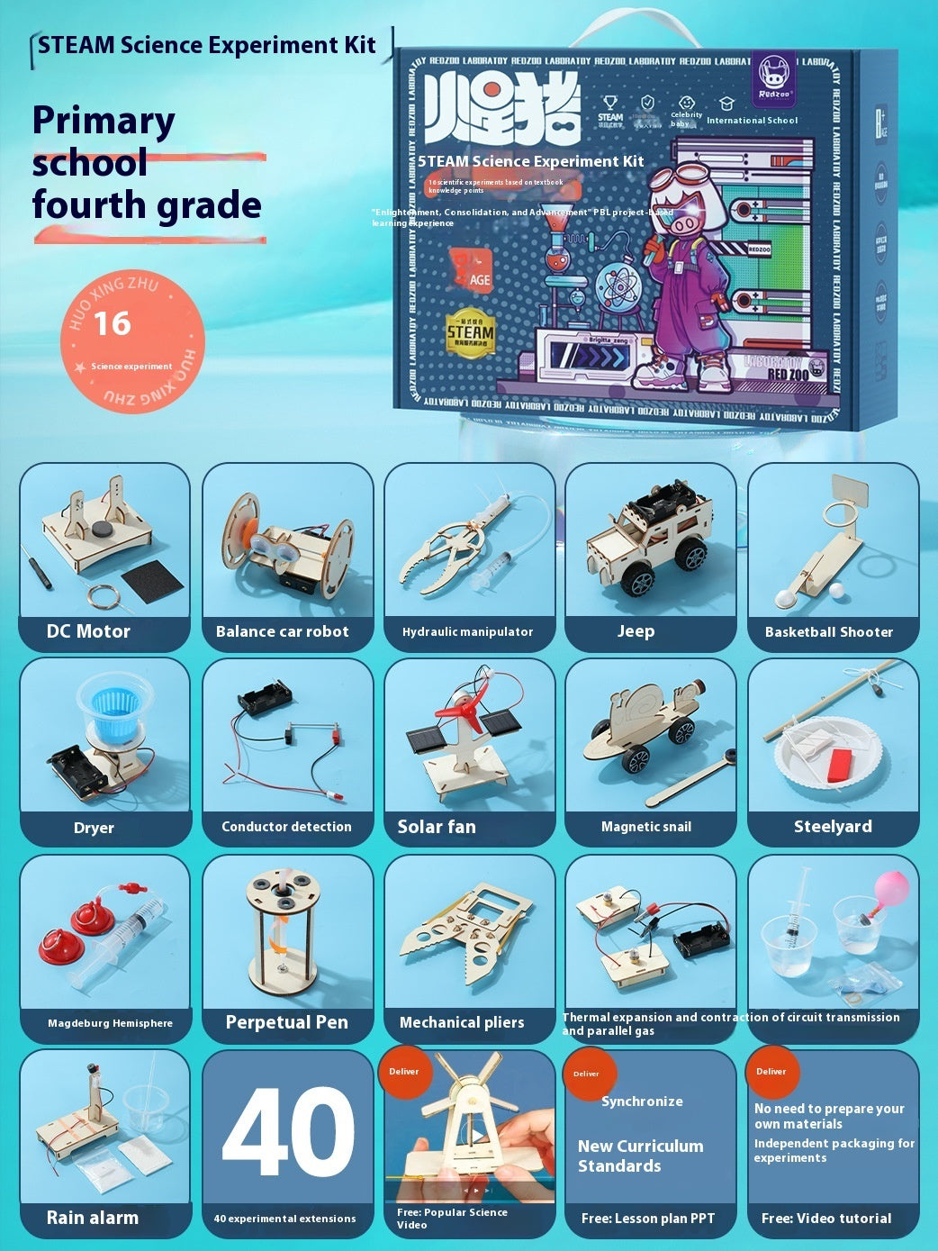 Children's Science Experiment Set Elementary School Physics Toys