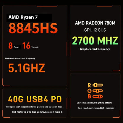 Eight-core Desktop Dual-network High Configuration E-sports Games 4K HD