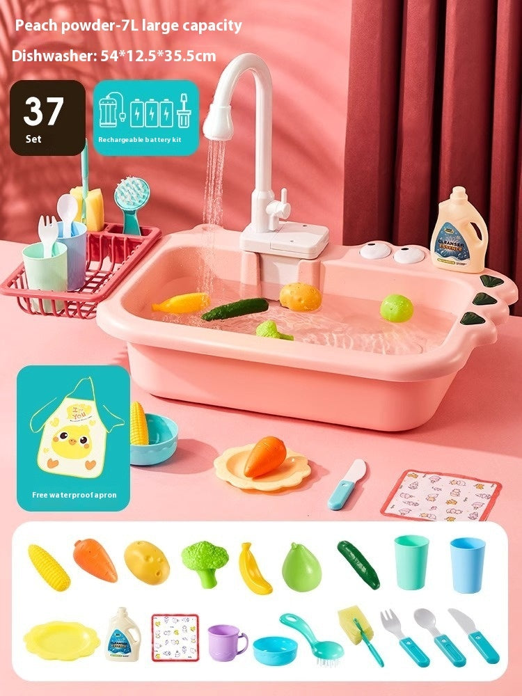 Children's Electric Dishwasher Play House Toys