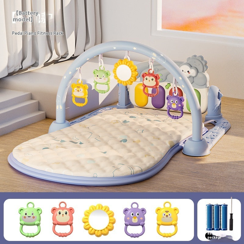 Pedal Piano Newborn Baby Toys 0-1 Years Old Gymnastic Rack Early Education Puzzle