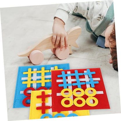 Felt Mini Jiugongge Game Board Children's Educational Puzzle