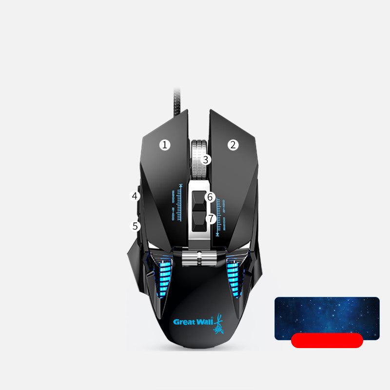 Dedicated Mouse For Mechanical Gaming Wired Games