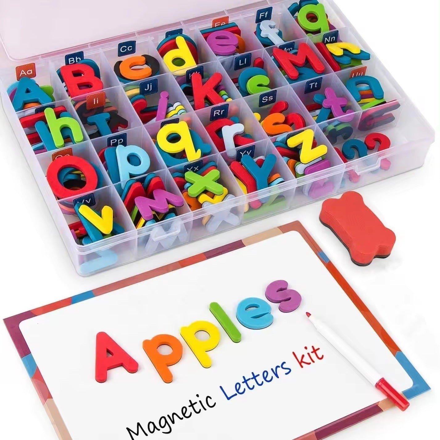 Children's Toys 3-4 Years Old Magnetic English Letters And Numbers Refridgerator Magnets