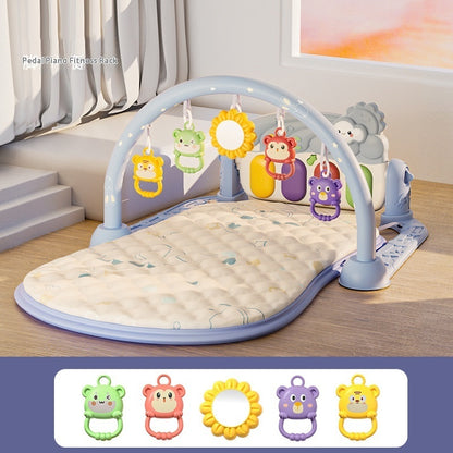 Pedal Piano Newborn Baby Toys 0-1 Years Old Gymnastic Rack Early Education Puzzle