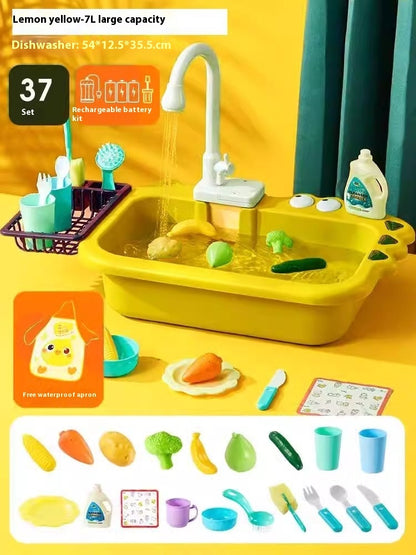 Children's Electric Dishwasher Play House Toys