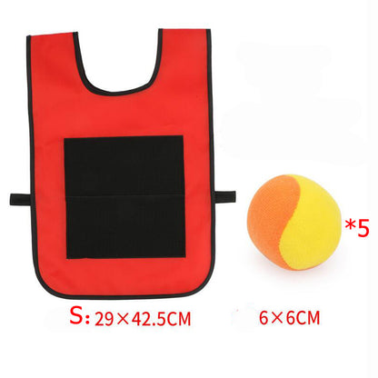 Gilet de balle collante Jeux d'extérieur pour parents et enfants